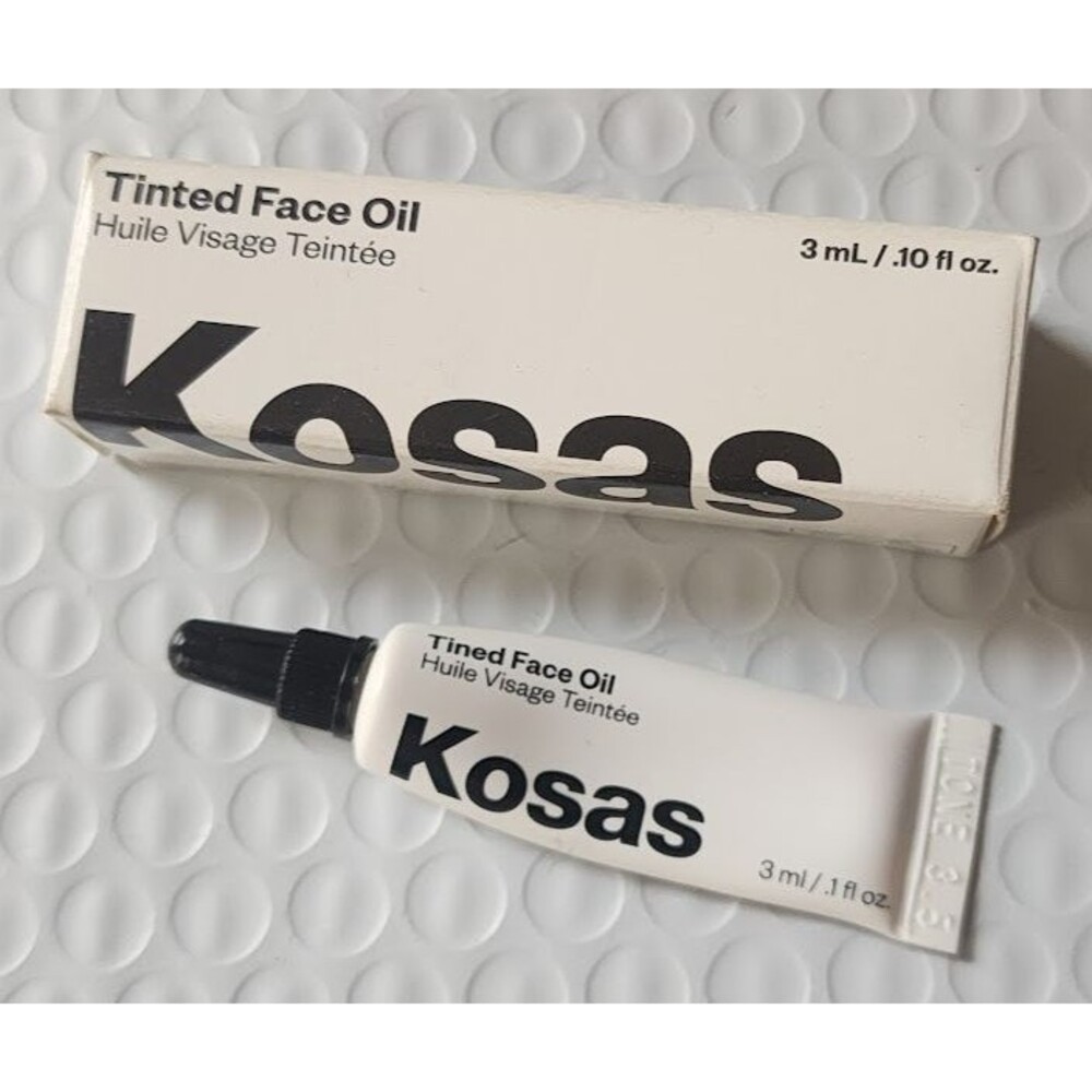 Kosas Tinted Face Oil 3.5 Tone Fair Light Neutral Foundation Base Makeup Sample